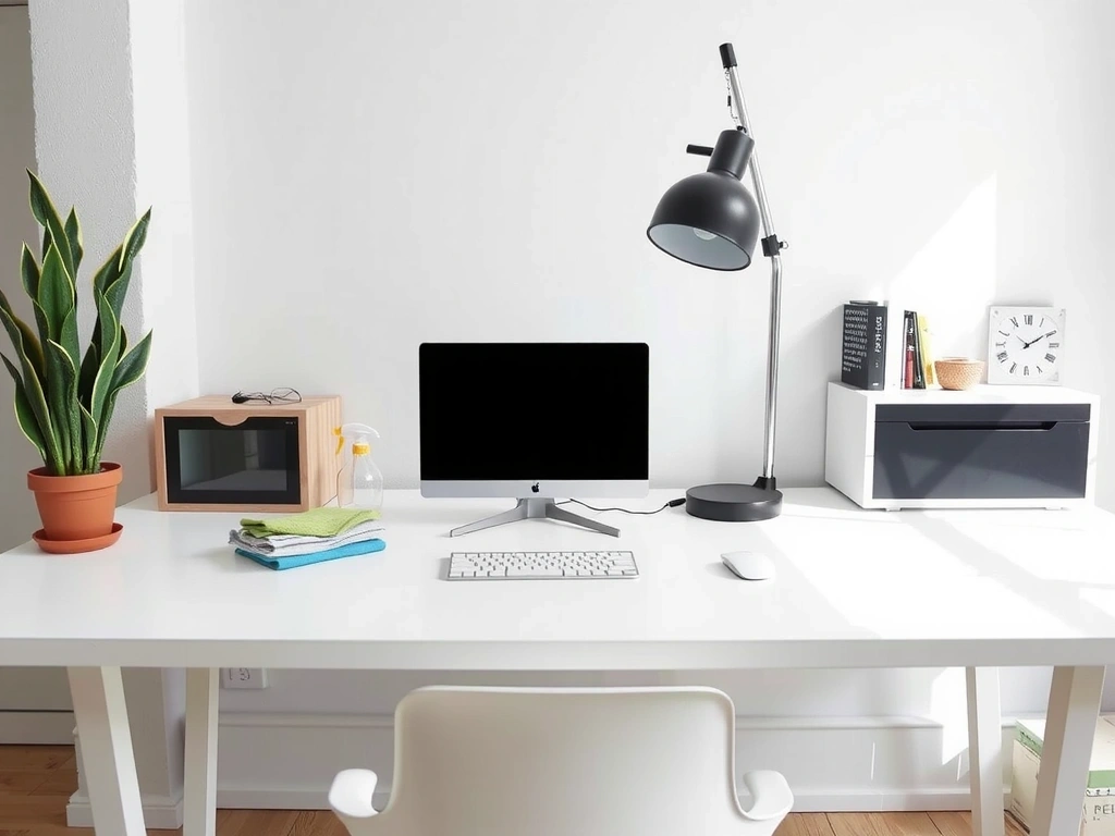 Kancelář po úklidu