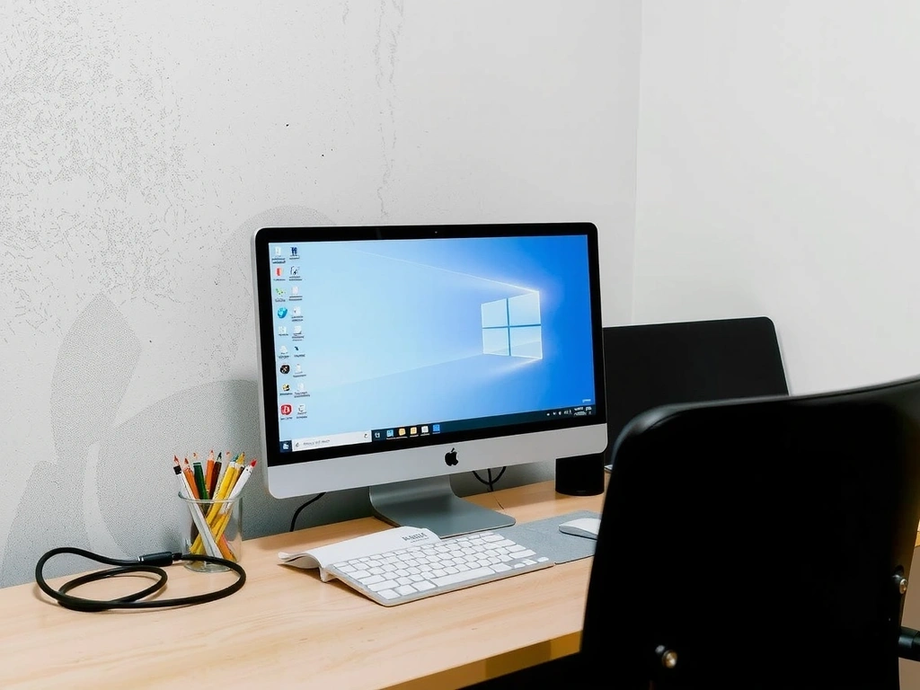 Kancelář před úklidem