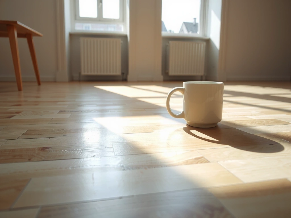 Úklidová plocha po úklidu